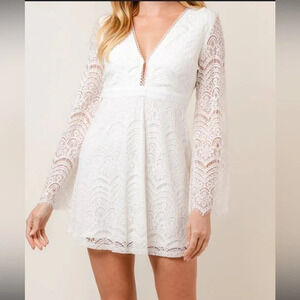 Nwot Fore white Lace Serenity Dress